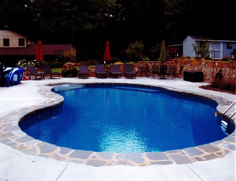 A gunite pool — Greenville, SC — AAA Custom Pools