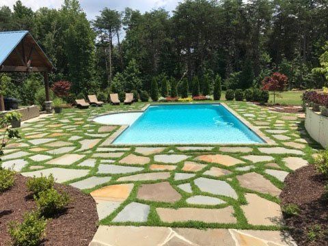 Rectangular shape pool — Greenville, SC — AAA Custom Pools