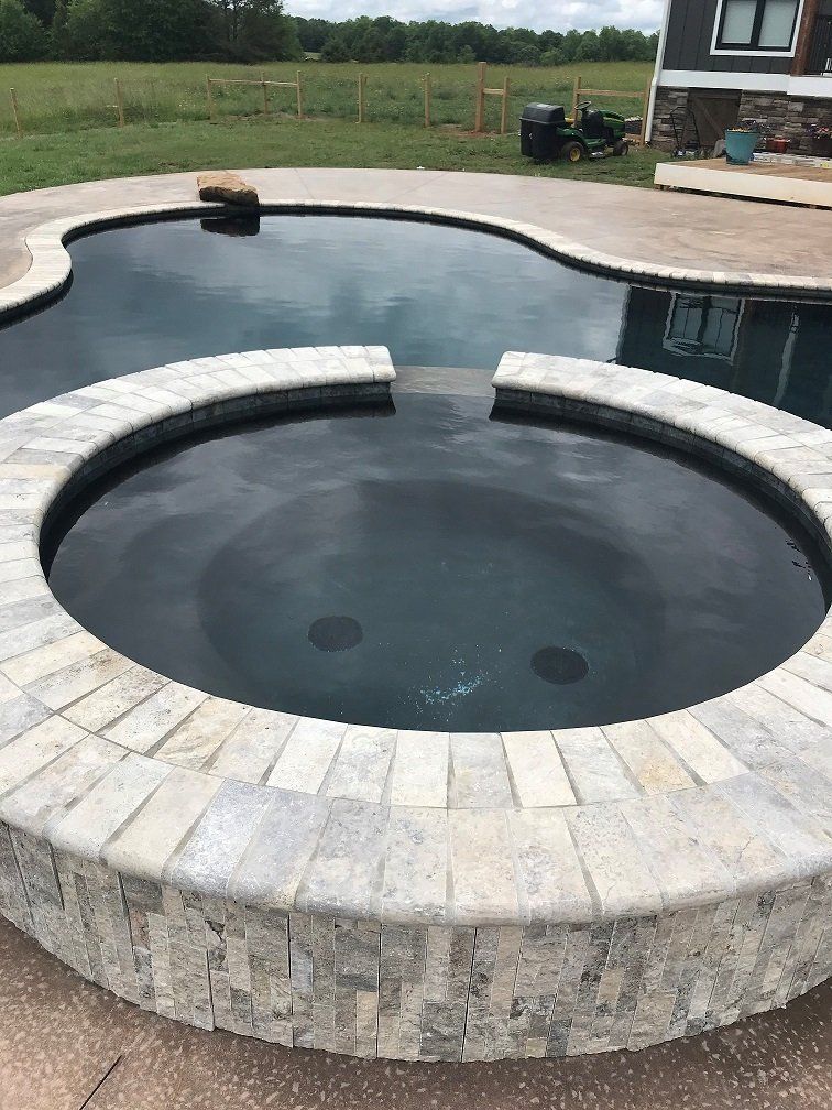 Newly cleaned pool — Greenville, SC — AAA Custom Pools