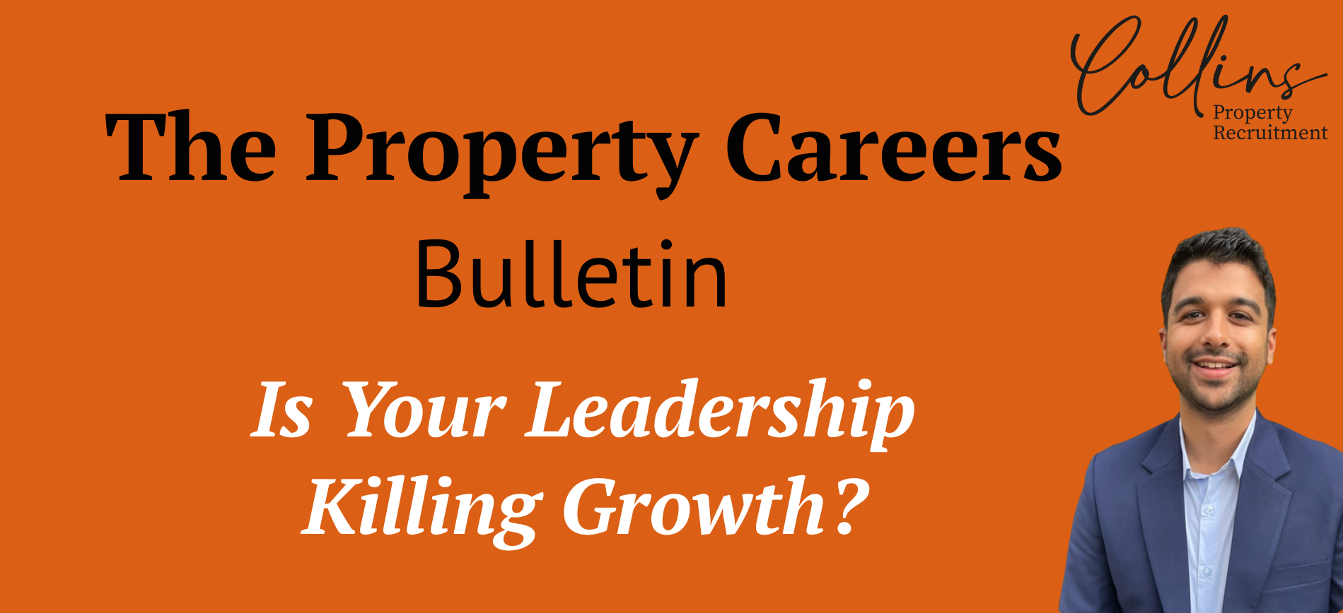 Orange banner with text