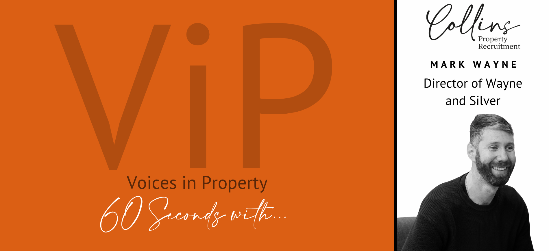 Orange background with 