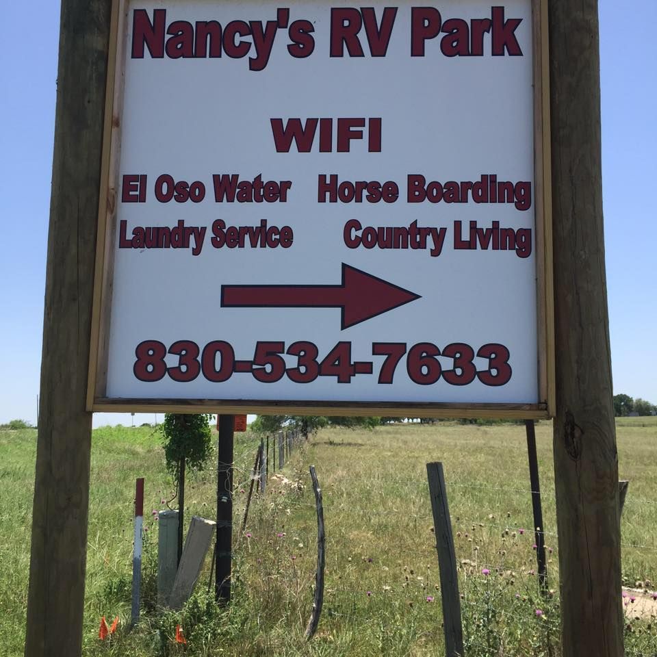 Nancy's RV Park Sign