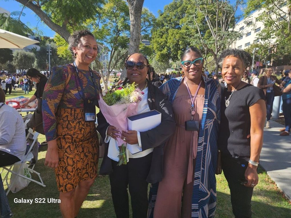 From left:
Dr. Franklin, OBGYN, Cheryl Branch, Adjoa Jones, Director SLA AAIMM/DPH, Dr. Jan King, Regional Medical Director