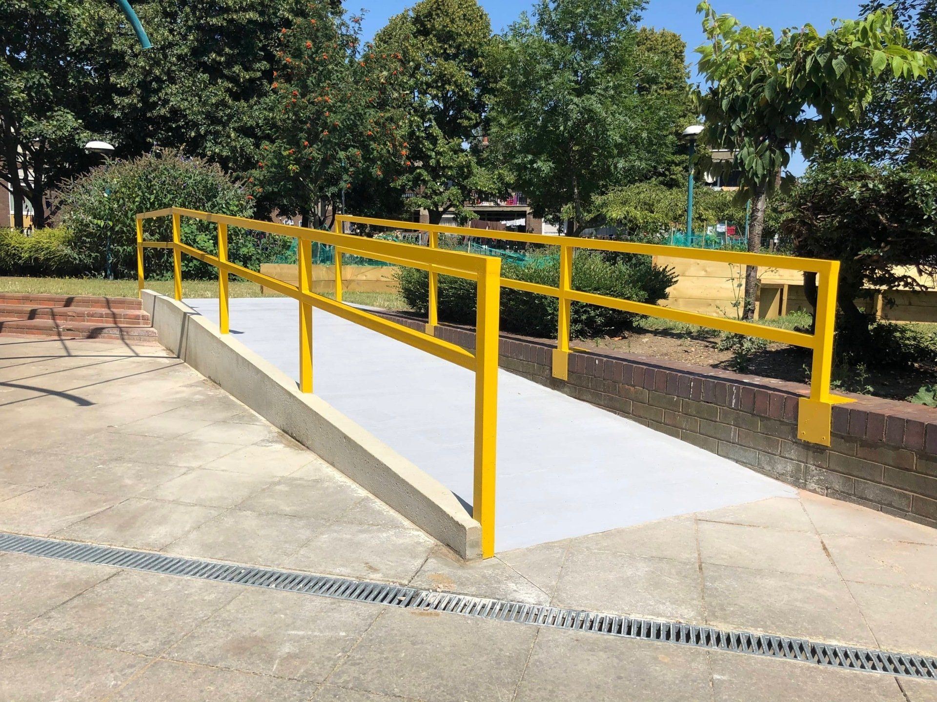 Steel metal work - ramp