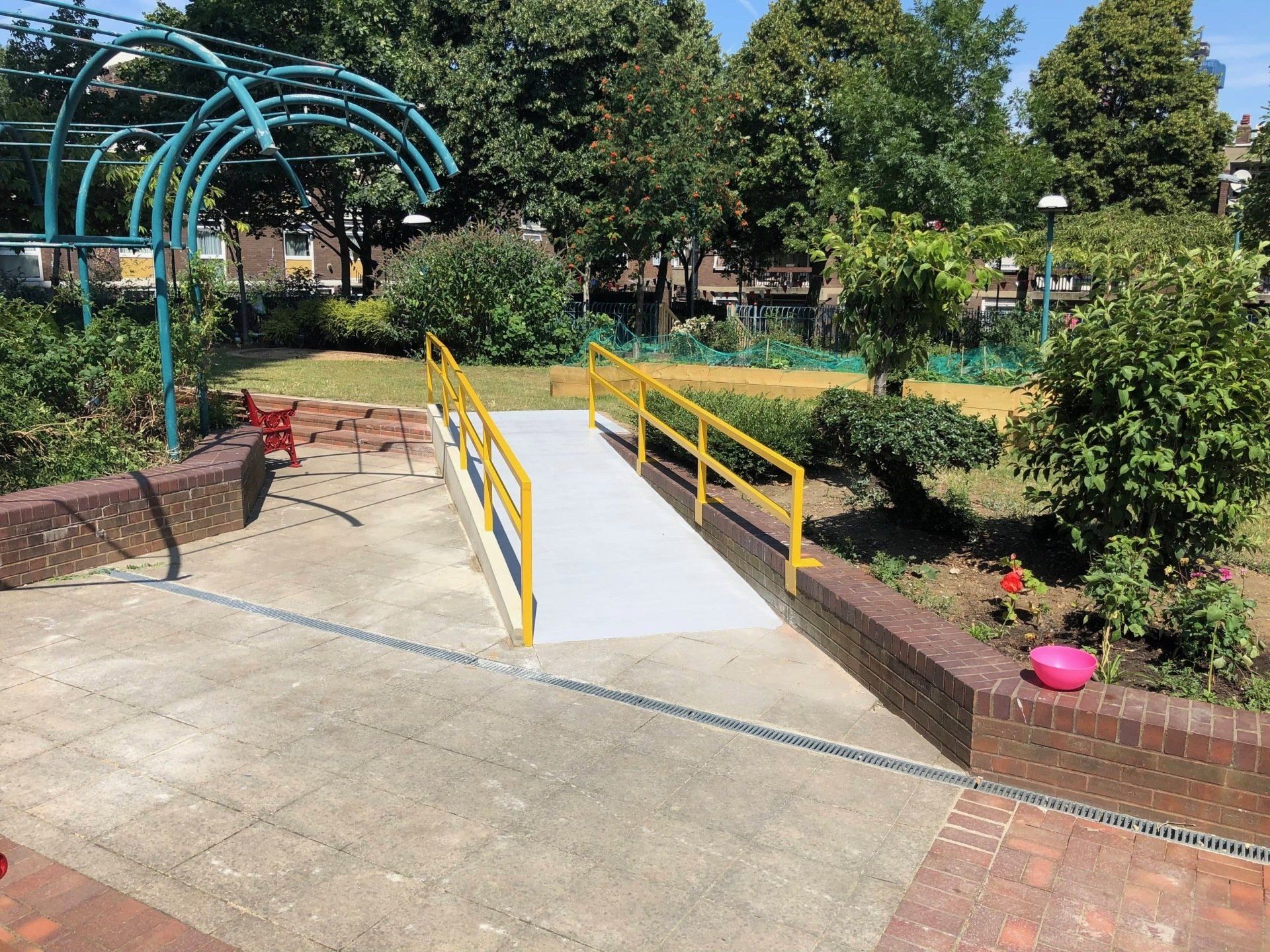 Steel metal work - railing