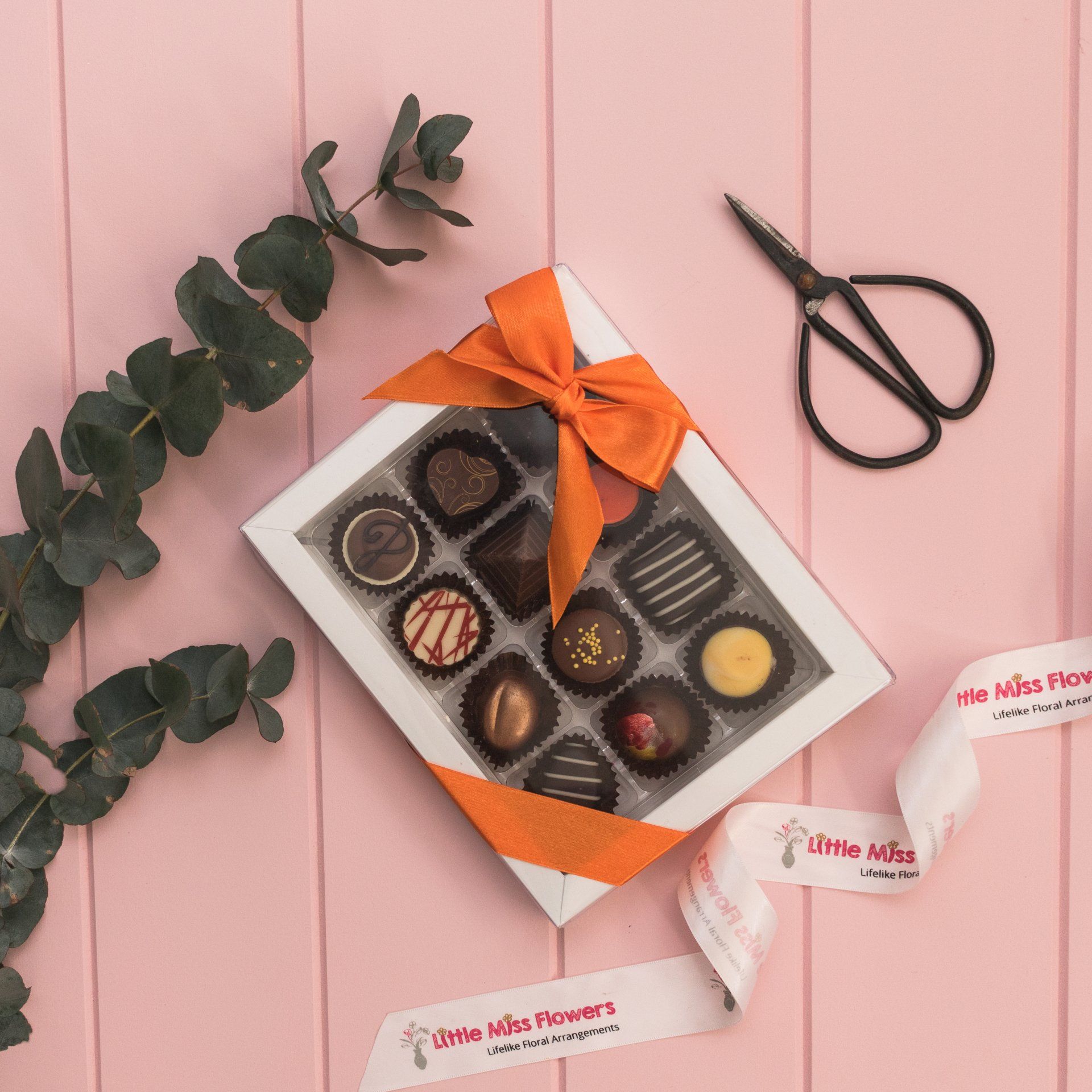 Second Box Fine chocolates arranged by Darwin's florist, a sweet complement to flowers.