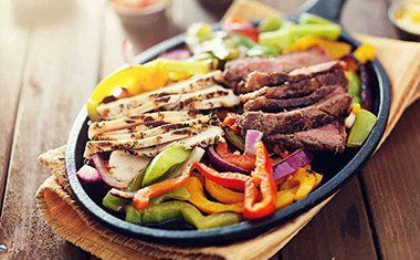 Mexican Fajitas — Meat with Vegetables in San Diego, CA