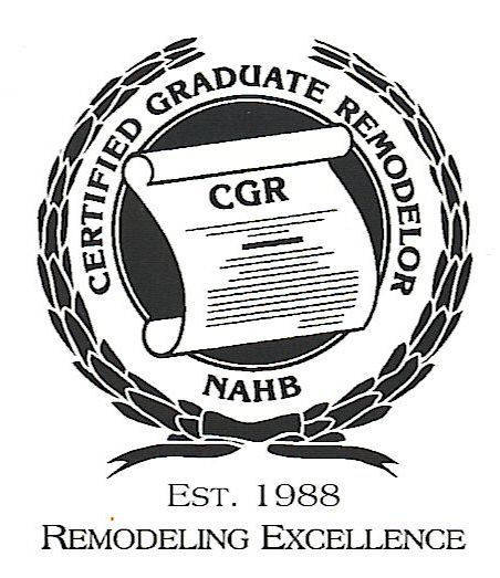 A logo for a certified graduate remodeler