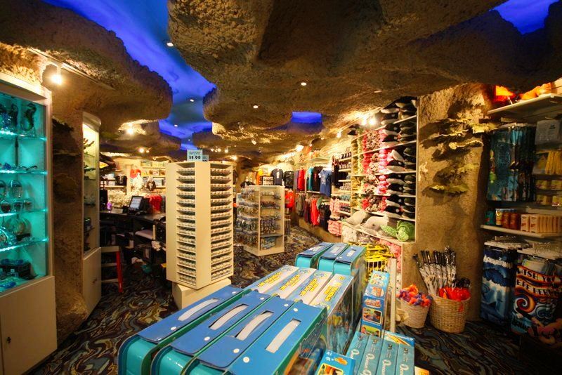 aquarium kemah treasure chest gift shop