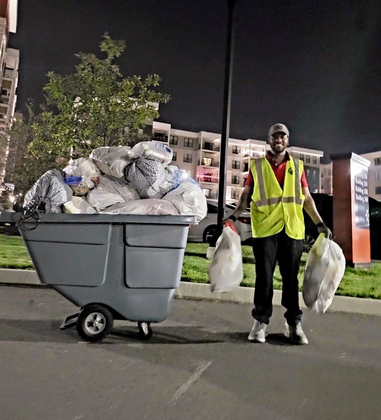 Valet Trash doorstep!
