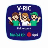 Logo voor V-RIC: The Creative Company, bestaande uit drie abstracte, gestileerde figuren in blauw en grijs met daaronder tekst.