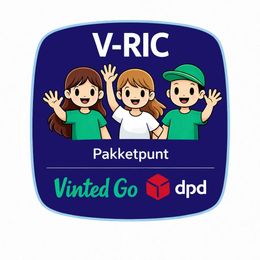 Logo voor V-RIC: The Creative Company, bestaande uit drie abstracte, gestileerde figuren in blauw en grijs met daaronder tekst.