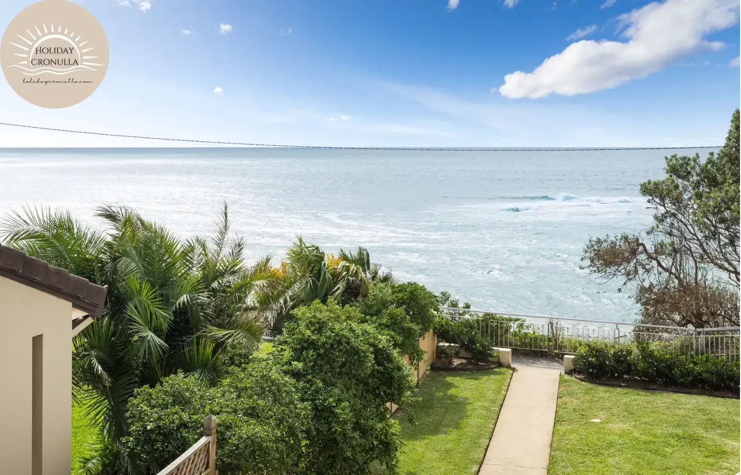 A house with a view of the ocean is for sale