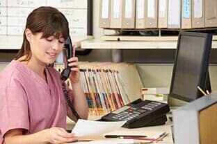 Staff Answering the Phone — Home Care in Swarthmore, PA