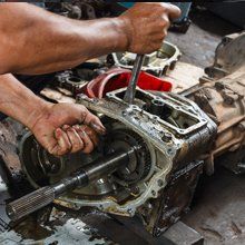 Man Work In Progress Car Repair  — Kingsley, MI  — BC Transmission
