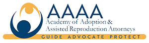 The logo for the academy of adoption and assisted reproduction attorneys