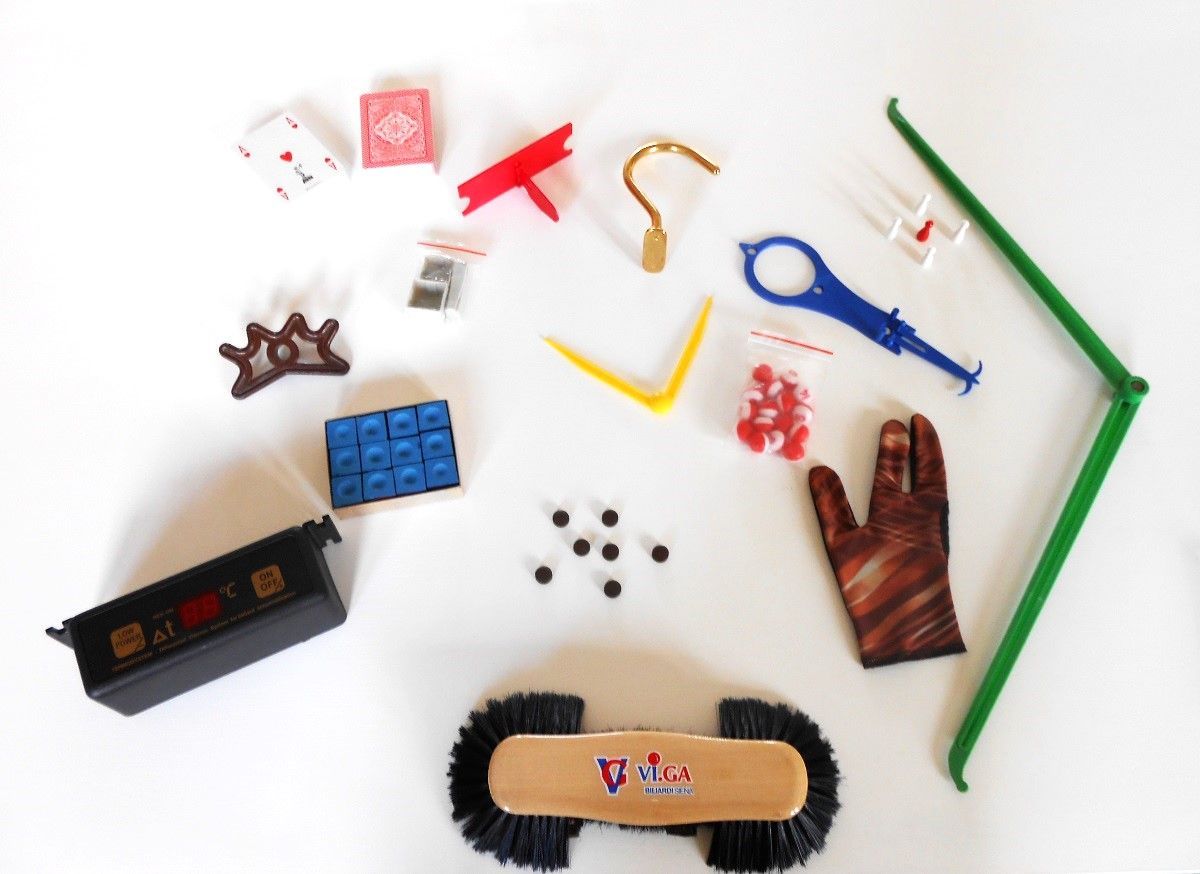 Accessori per tavoli da biliardo. Biliardi Vi.Ga a Siena.