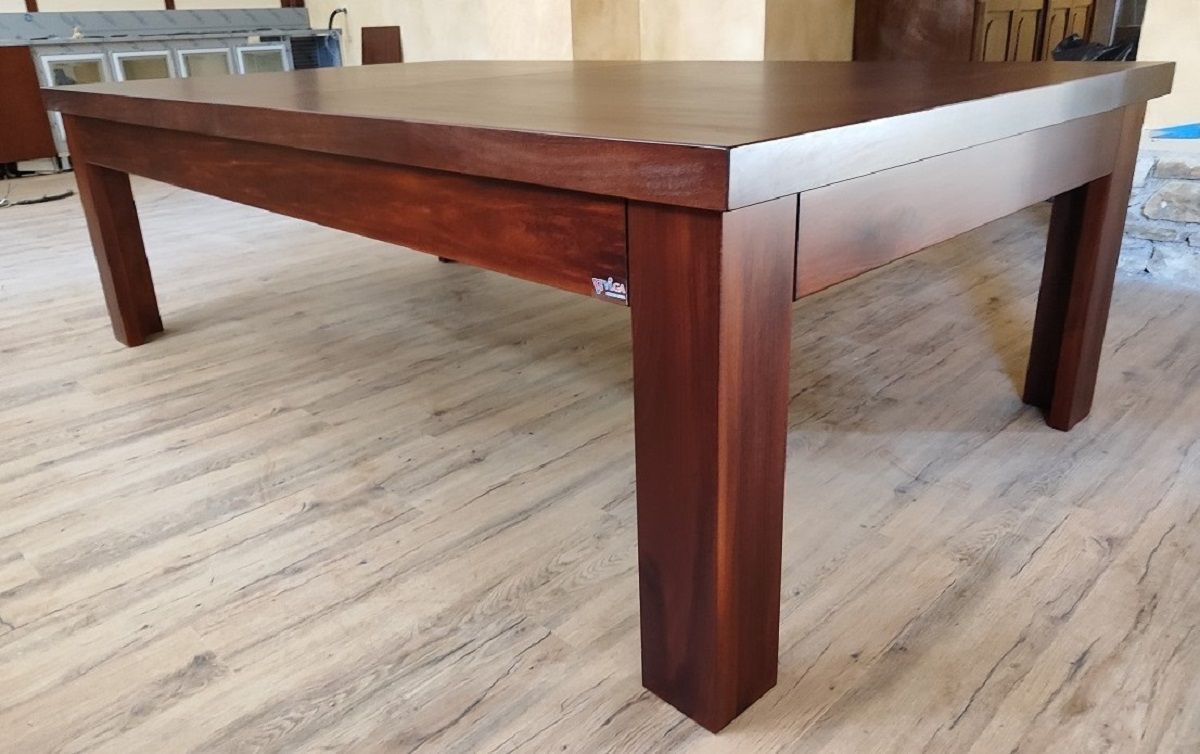 Biliardo tavolo ARBIA MOGANO cover legno. VI.GA. biliardi Siena