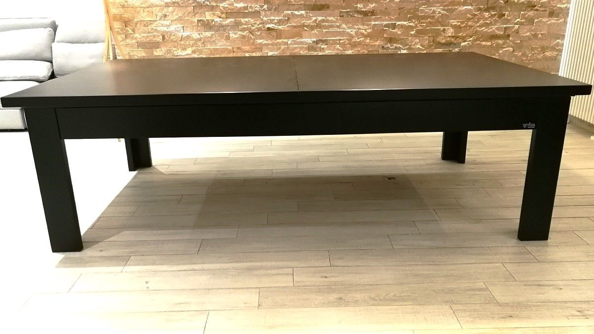 Biliardo tavolo ARBIA NERO COVER IN LEGNO. VI.GA. biliardi Siena