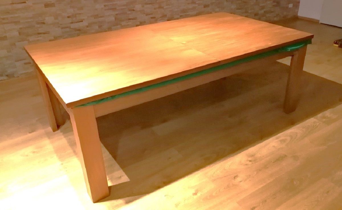 Biliardo linea MDF ARBIA NOCE CHIARO COVER LEGNO. VI.GA. biliardi Siena