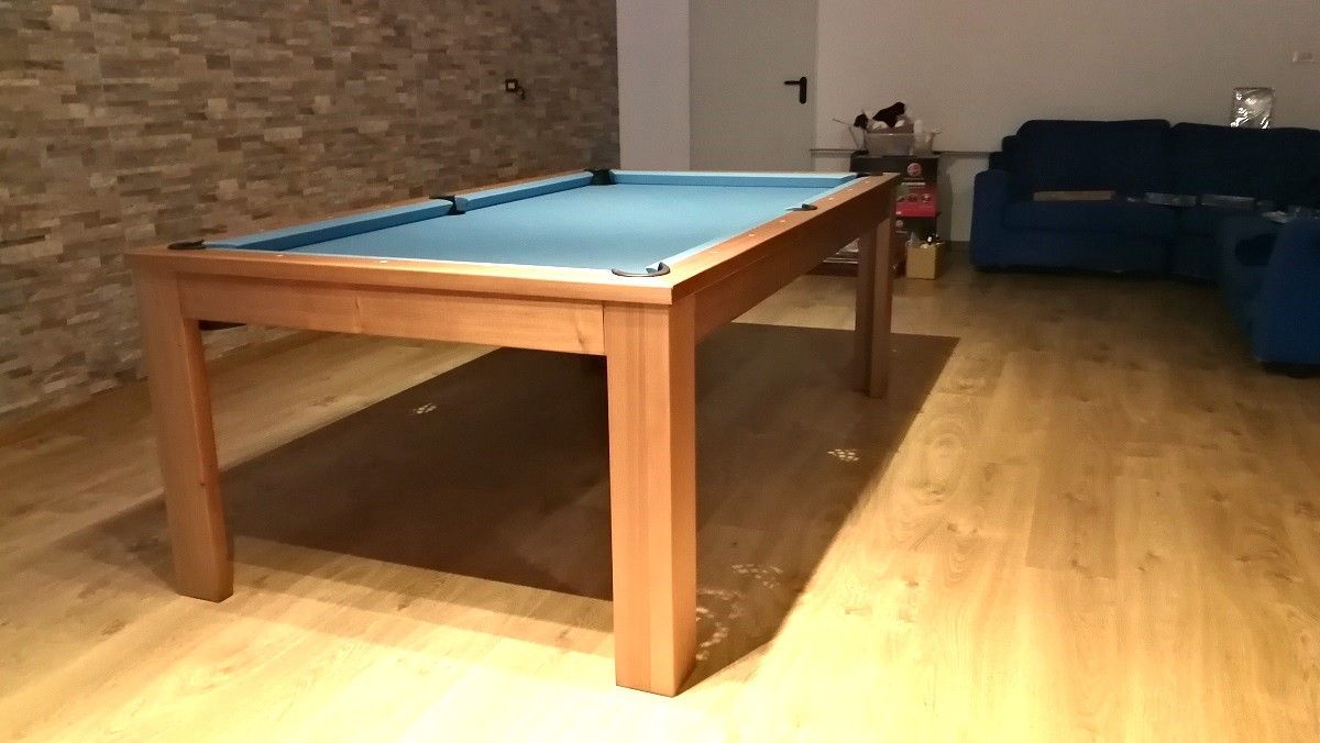 Biliardo linea MDF ARBIA NOCE CHIARO. VI.GA. biliardi Siena