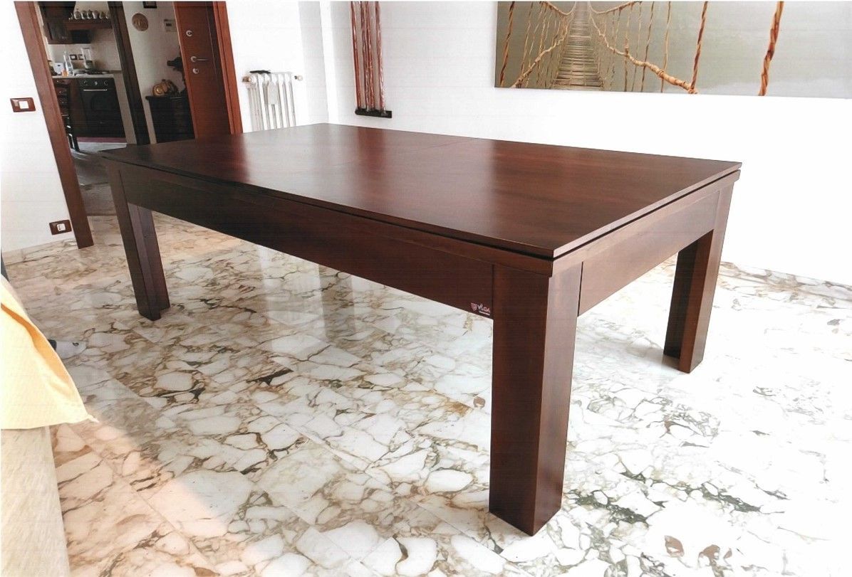 Biliardo tavolo ARBIA WENGE' COVER LEGNO. VI.GA. biliardi Siena