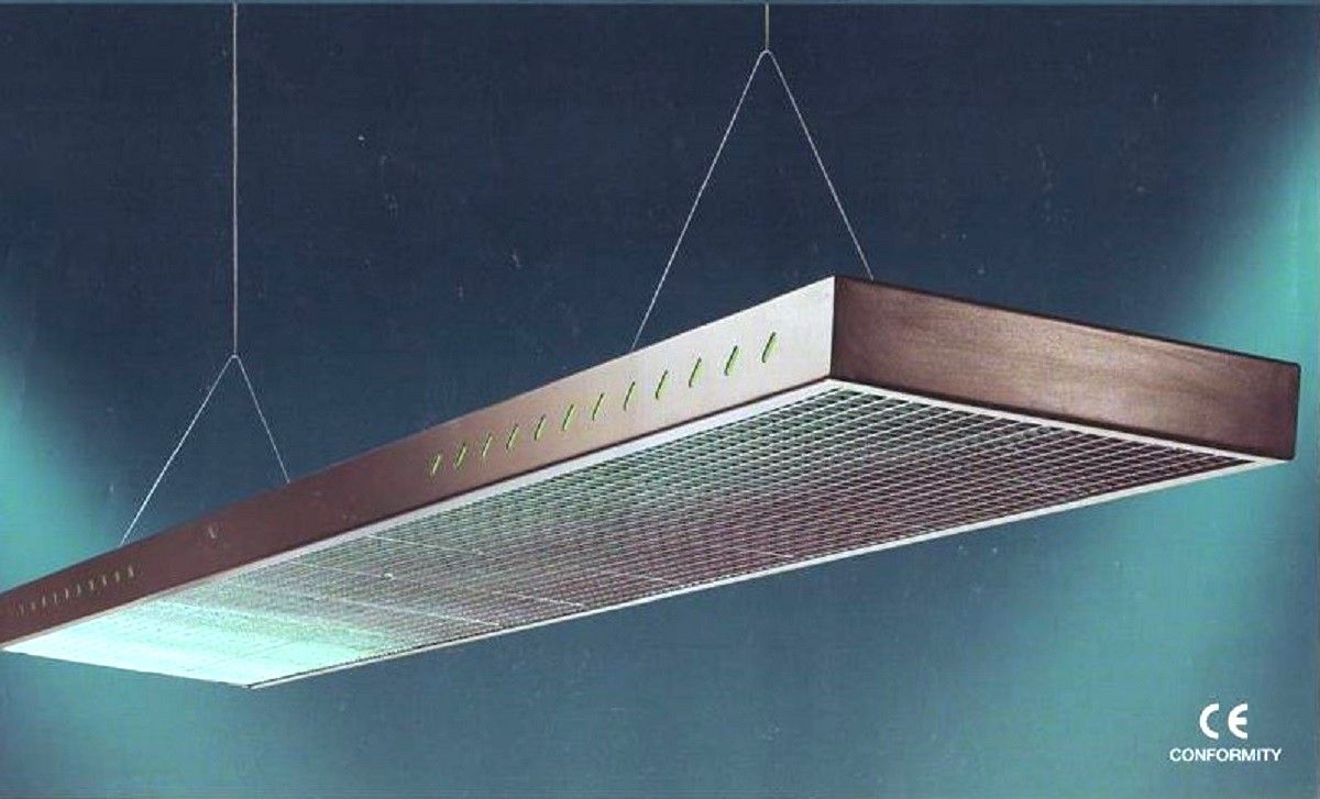 Plafoniera per tavoli da biliardo o tavoli da gioco. Biliardi Vi.Ga a Siena.