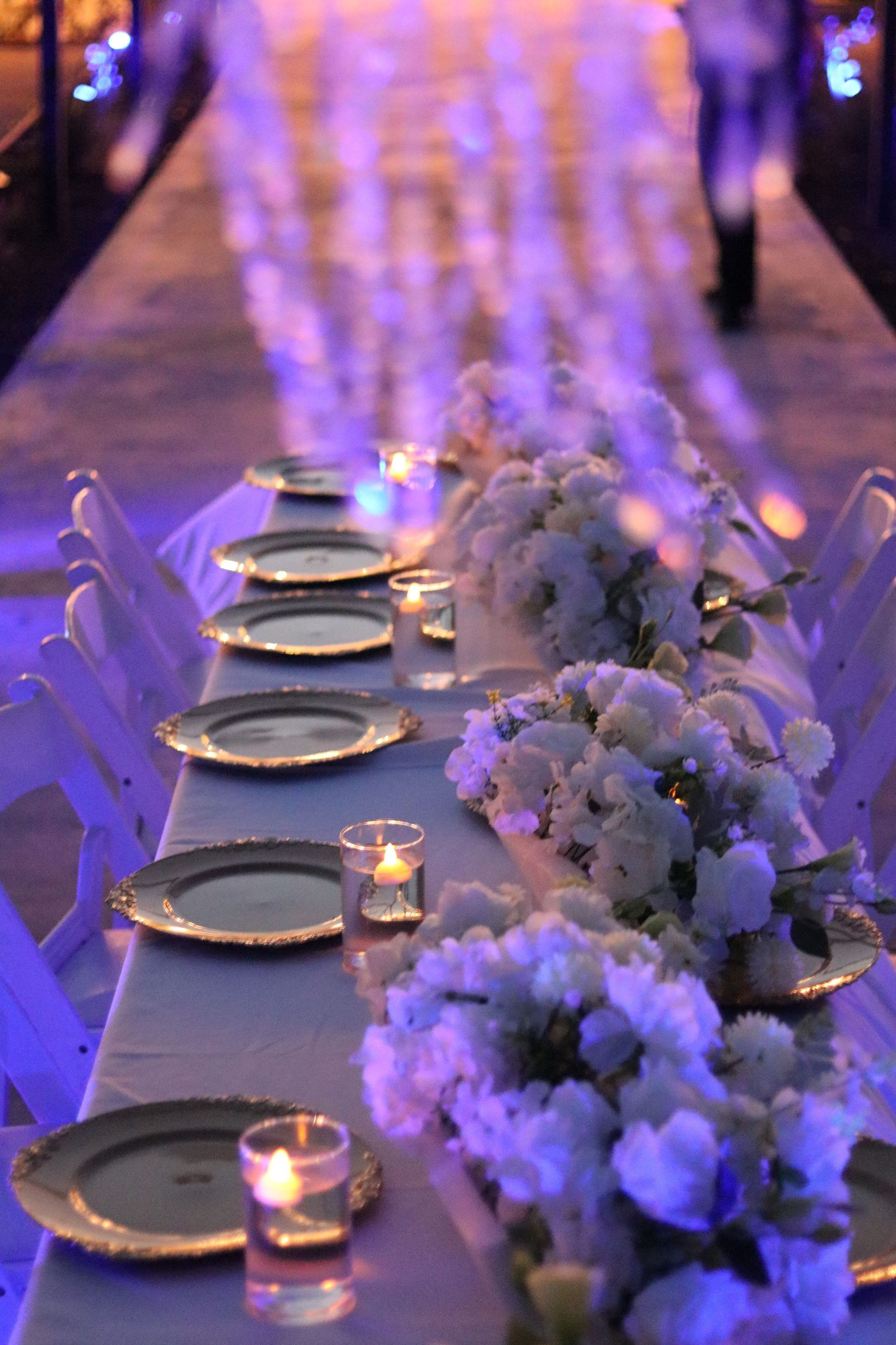 Austin outdoor event venue set up for a wedding ceremony