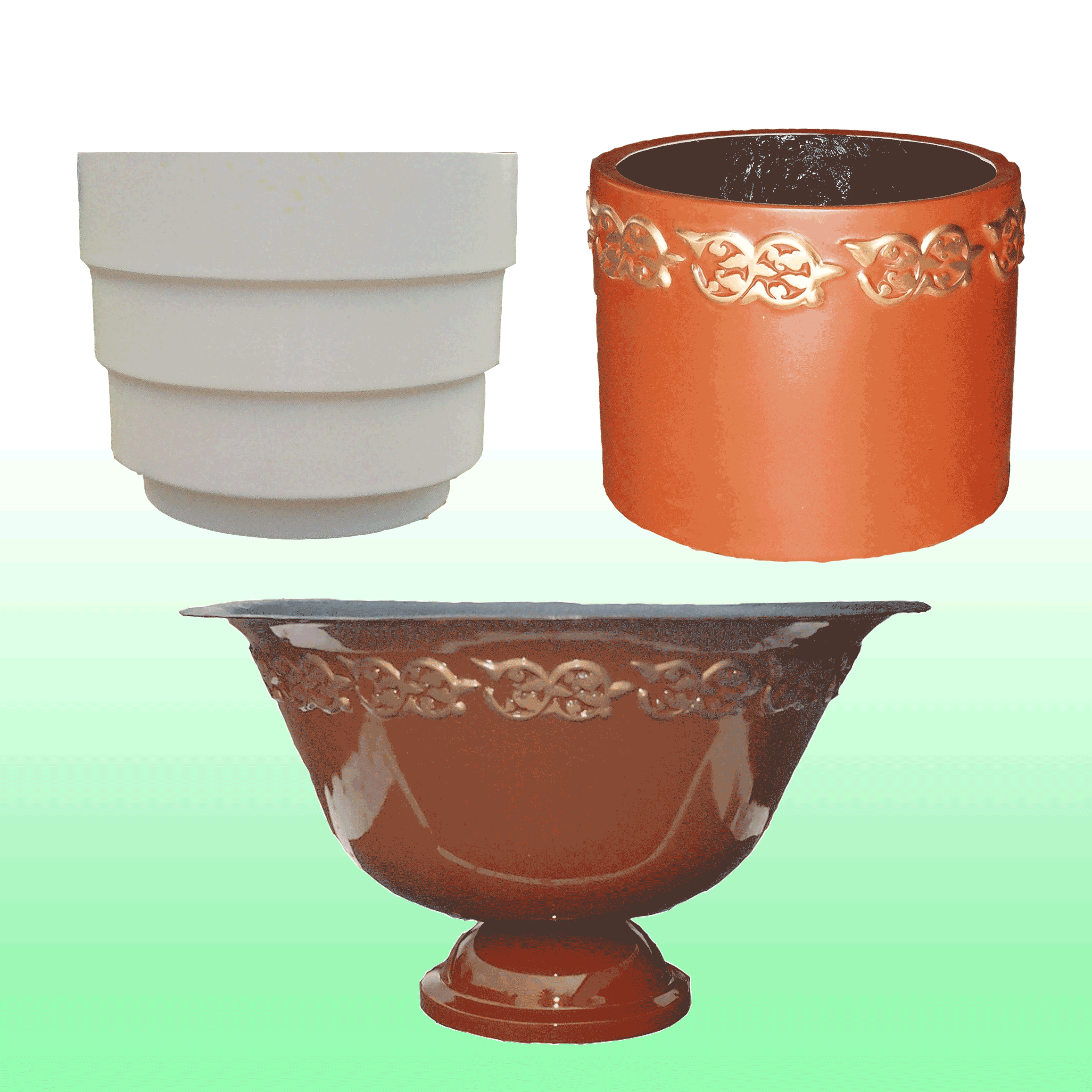 Fiberglass Vases and Flower Pots