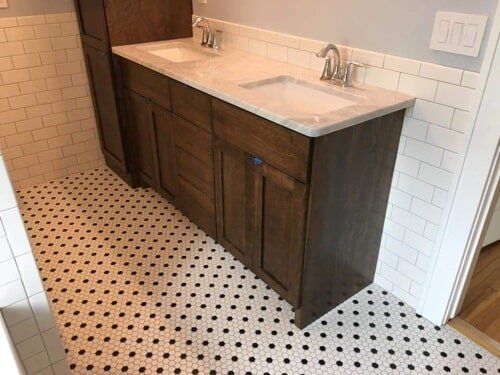 Painting — Newly Painted Bathroom in Lewisville, TX