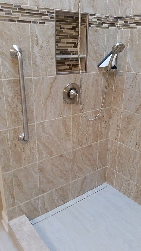Shower With Shampoo Niche - commercial repair in Syracuse, NY