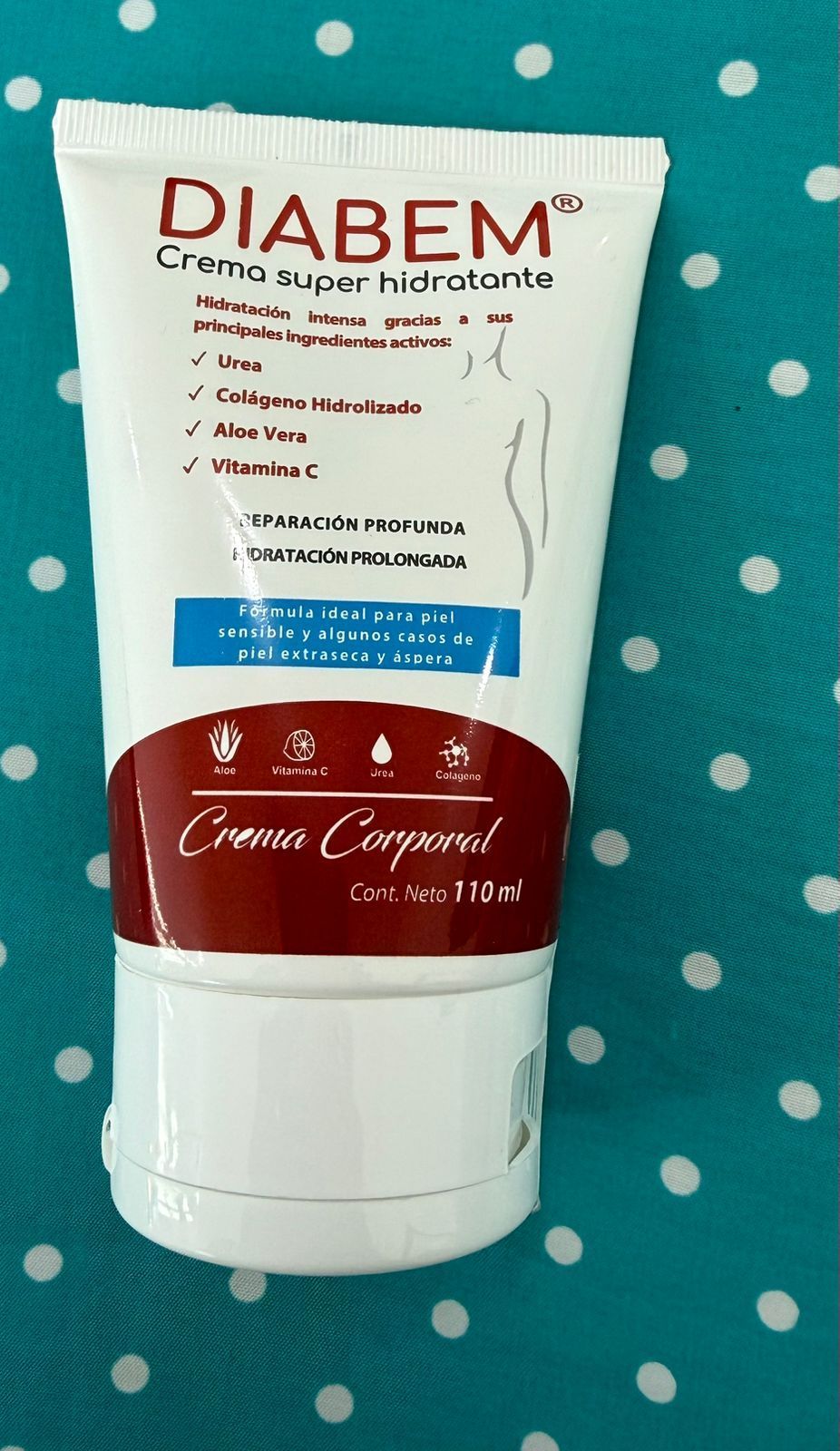 Crema para pacientes diabéticos DIABEM