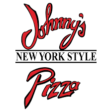 Johnny’s New York Style Pizza logo in red and black text