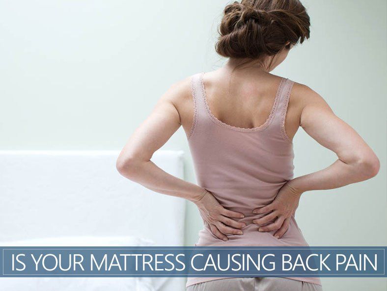 plush mattress causing back pain