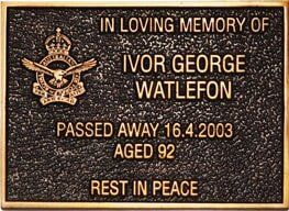 In Loving Memory Plaque