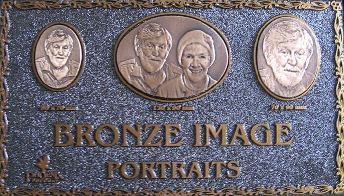 Bronze Image Portrait Options