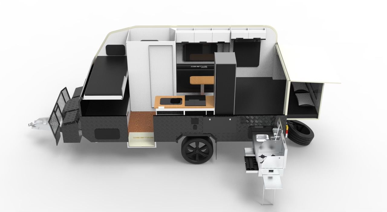 3d model of the Oz Star Kangaroo Series