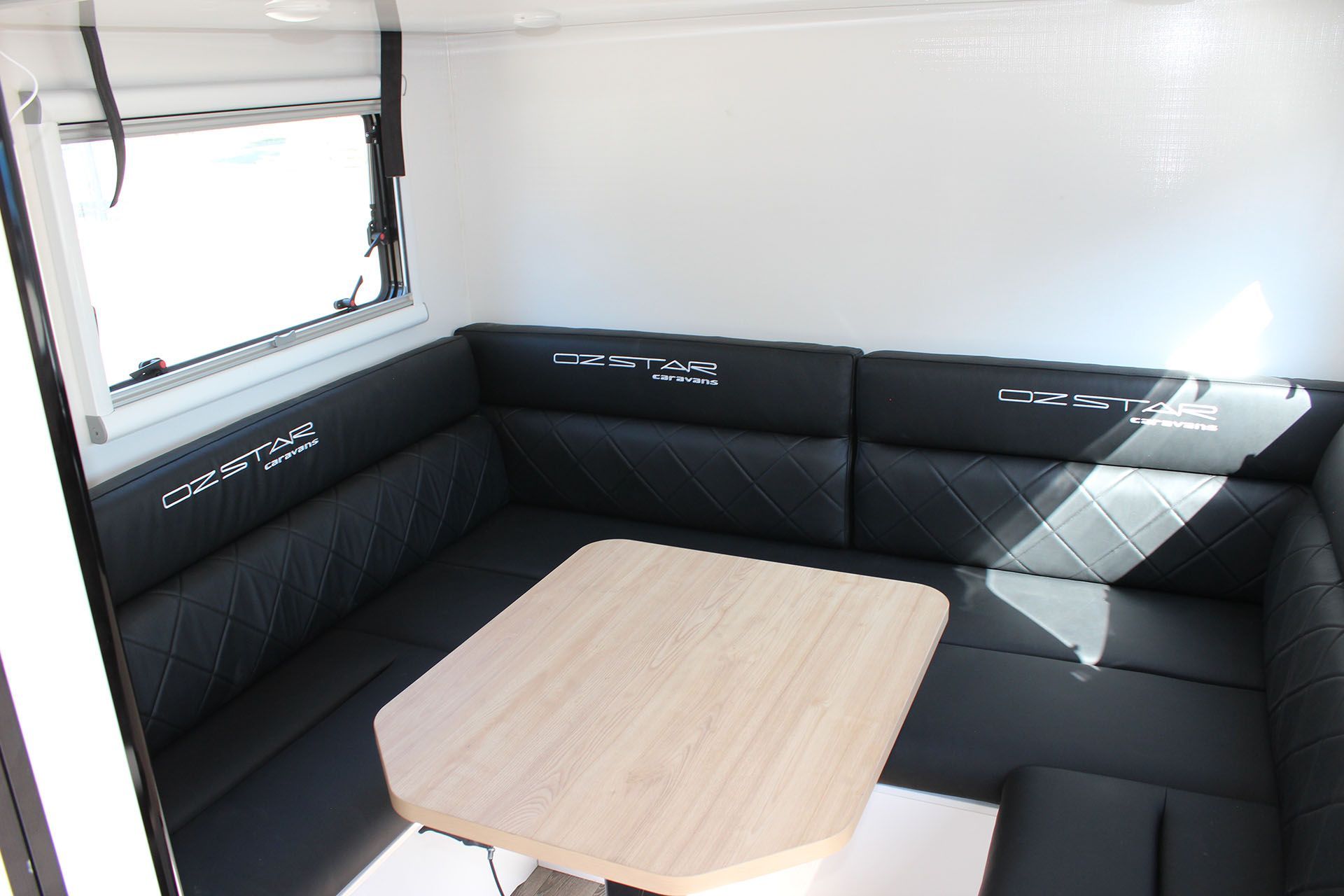 dining area inside the Oz Star Dingo