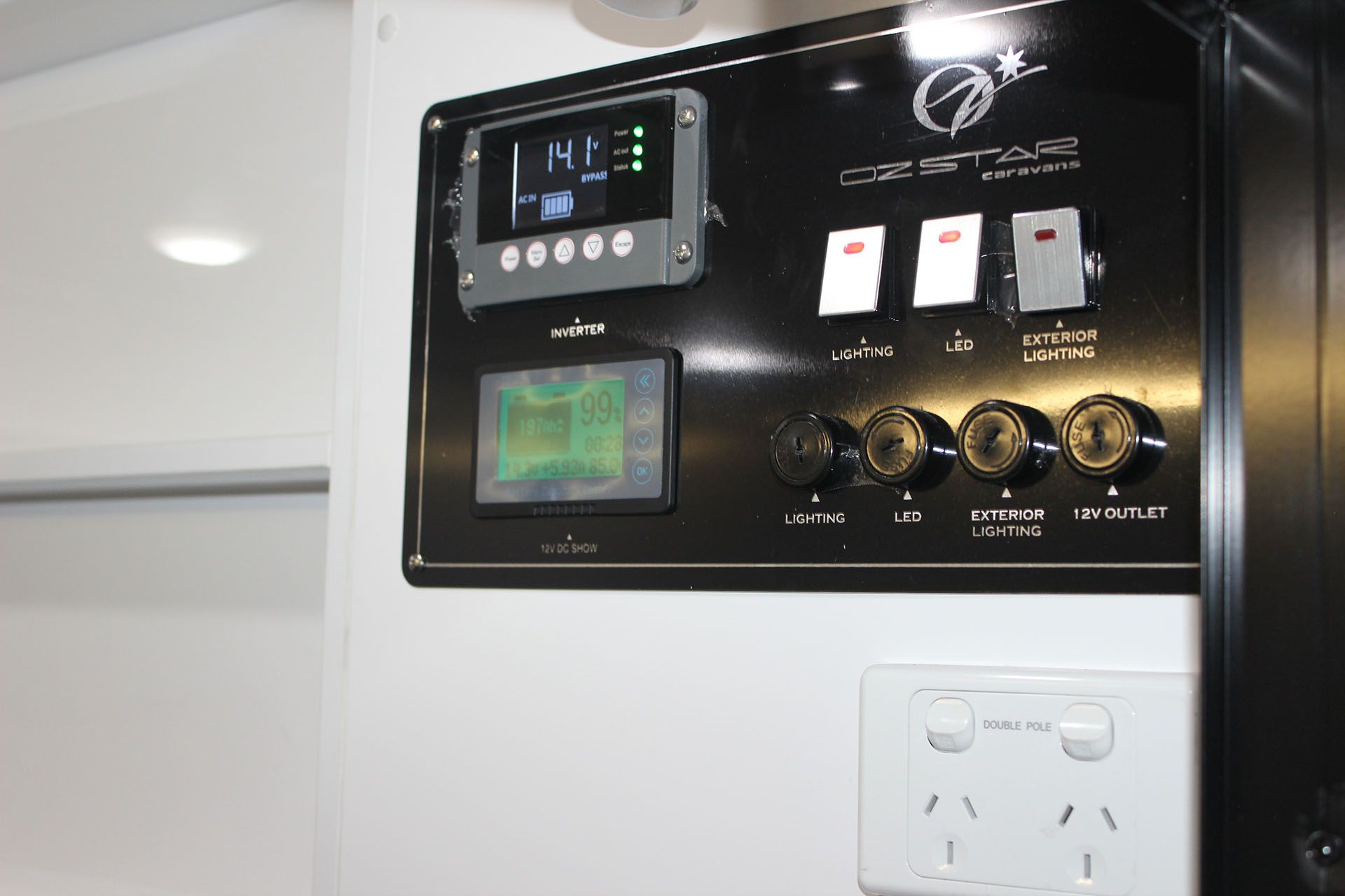 Oz Star Numbat electrical panel