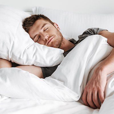 Man Sleeping At Home — Newton, SA — Arena Dental