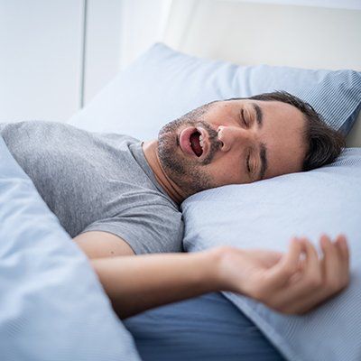 Man Snoring Loudly — Newton, SA — Arena Dental