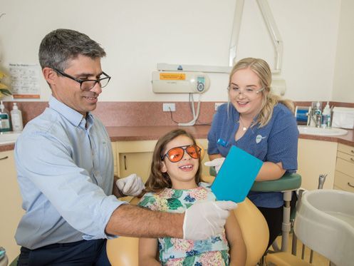 Girl Prepared For Dental Check Up — Newton, SA — Arena Dental