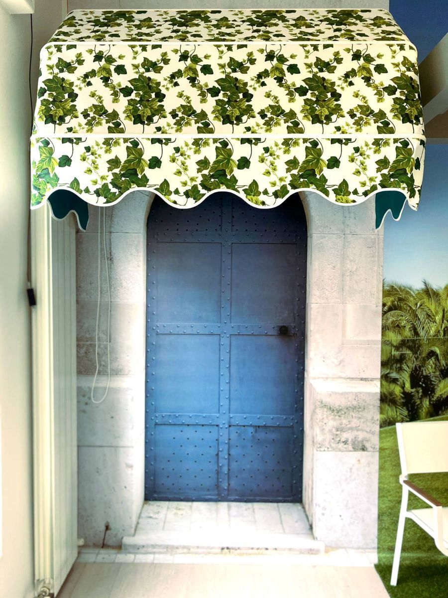 tenda da sole floreale