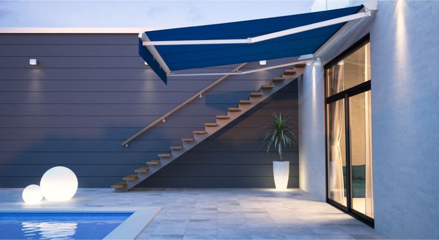 tenda da sole piscina