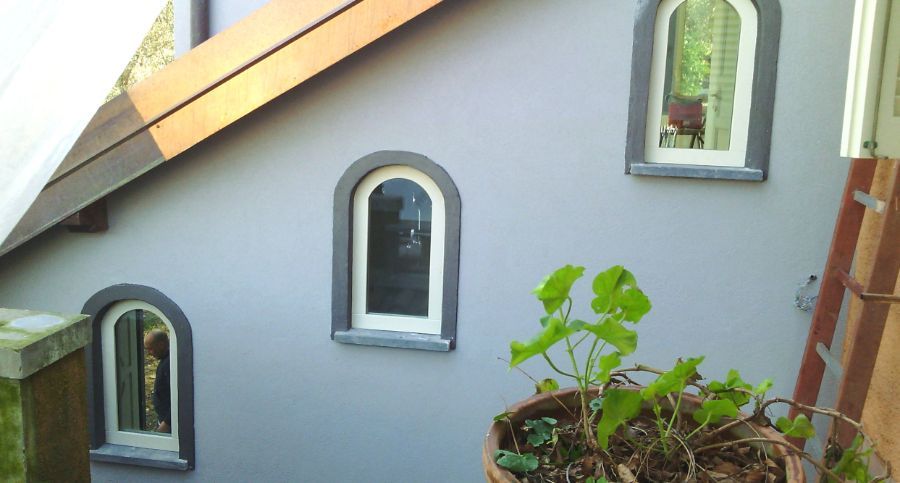 finestre in PVC a nicchia