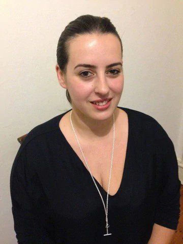 woman wearing black blouse