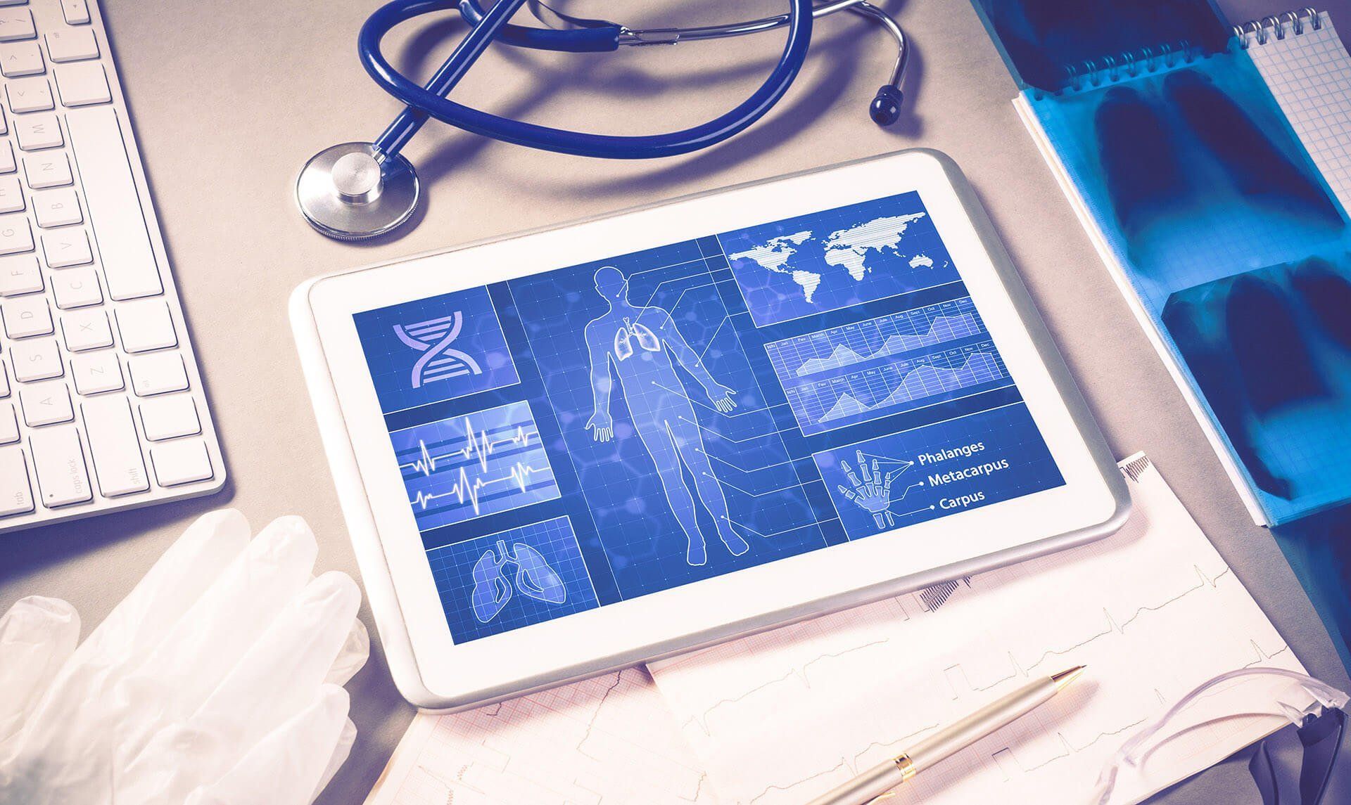 Stetoscopio e presidi medici