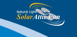 Island Solar Service offers Natural Light Solar Attic Fan