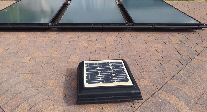 solar power attic fan installed by Island Solar Service in Oahu