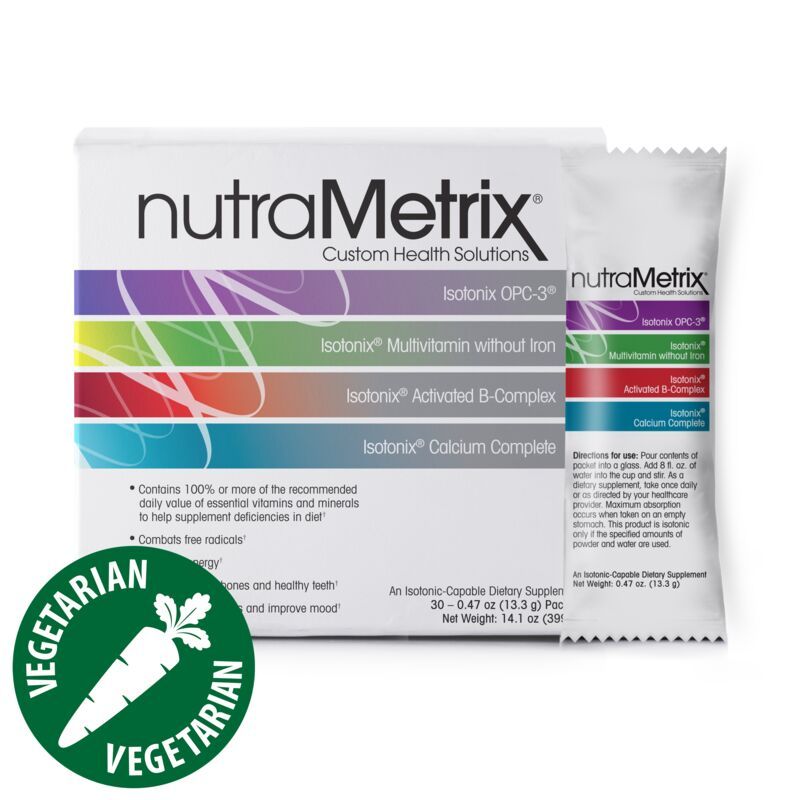 A package of nutrametrix is a vegetarian product